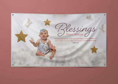 Abigail Vinyl Banner